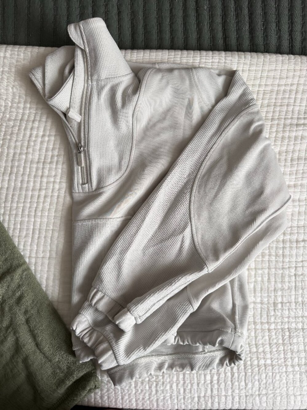 Lululemon Brushed Softstreme Ribbed Half Zip